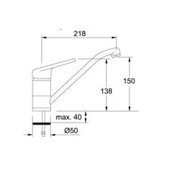 Bateria Franke FG 9541 ciemny brąz